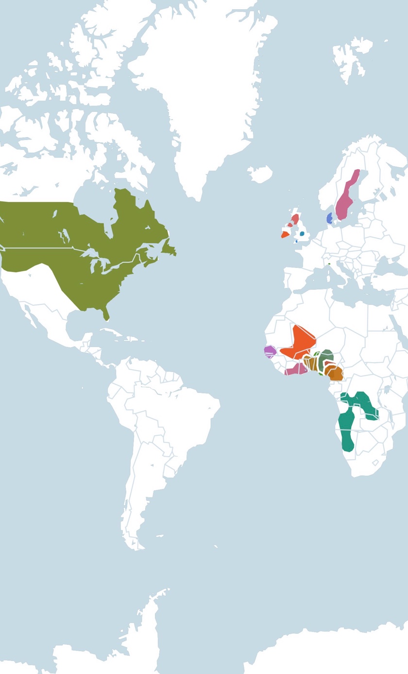 AncestryDNA World Map